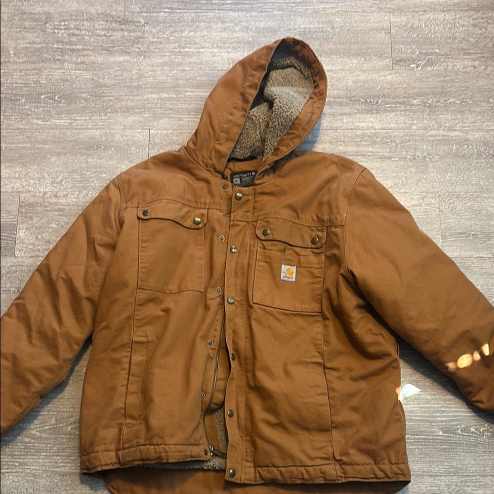 Carhartt Brown Hooded Jacket